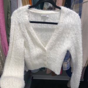 SUPER SOFT cropped button up cardigan
